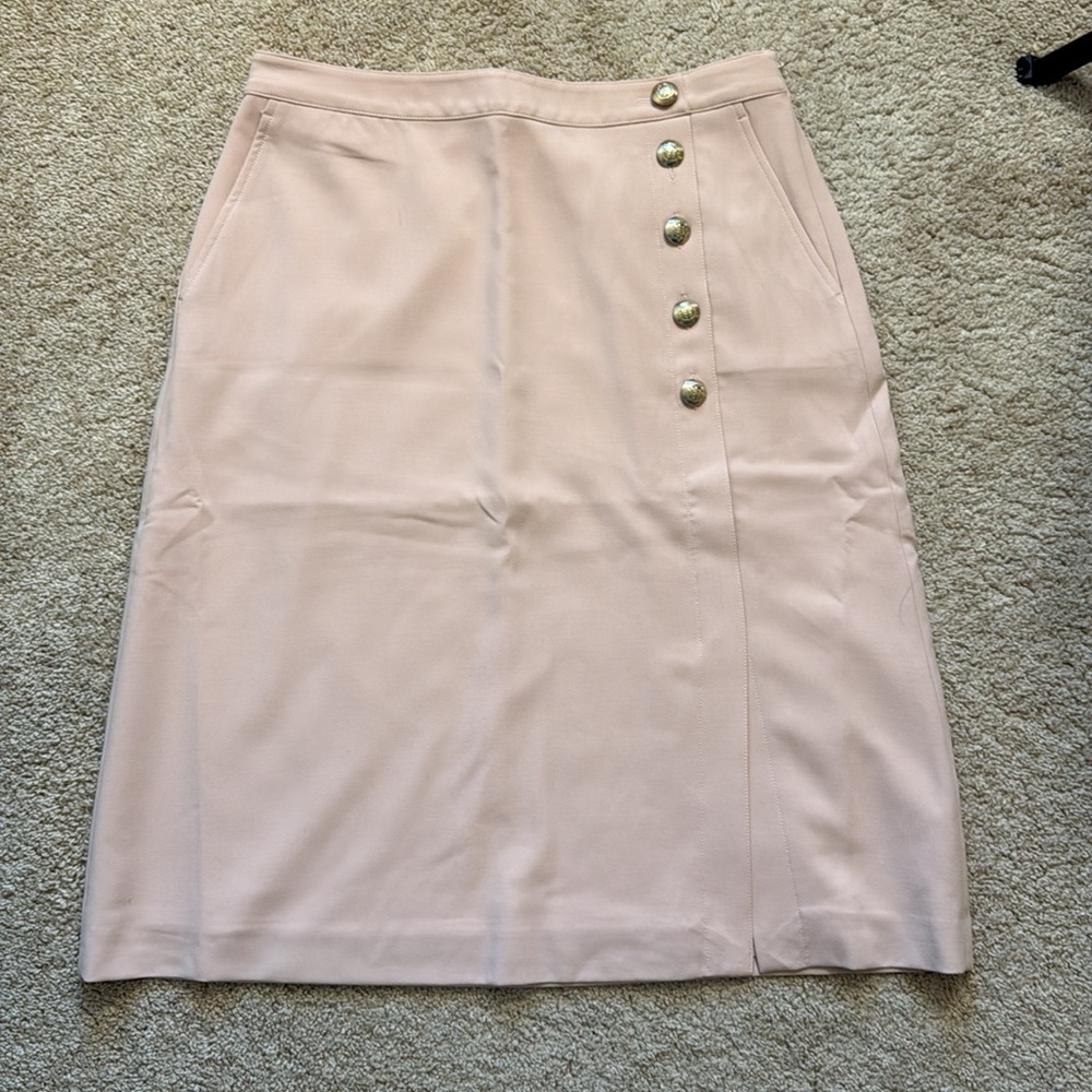 NEW | Talbots | Blush Pink Midi Skirt